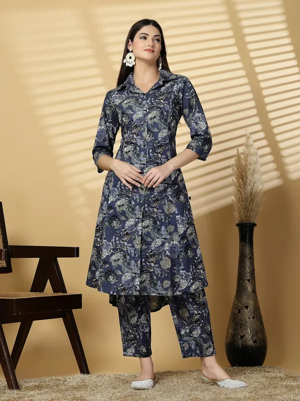 Dark_Grey_Pure_Cotton_Floral_A-Line_Printed_Salwar_Suit_Set