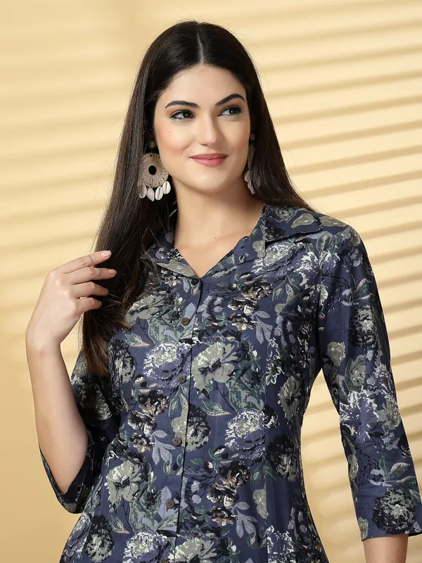 Dark_Grey_Pure_Cotton_Floral_A-Line_Printed_Salwar_Suit_Set