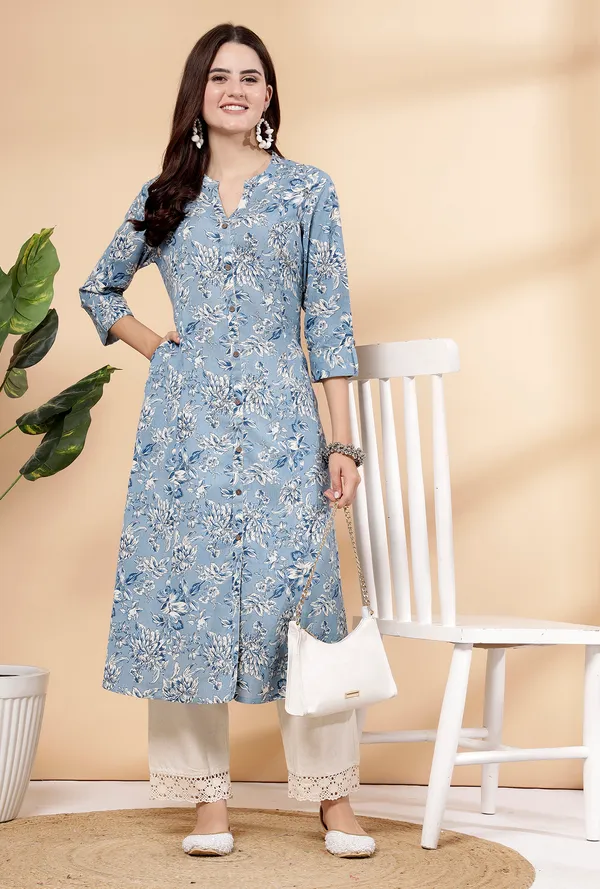 Blue_Cotton_Floral_Print_A-Line_Regular_Kurta_for_Women