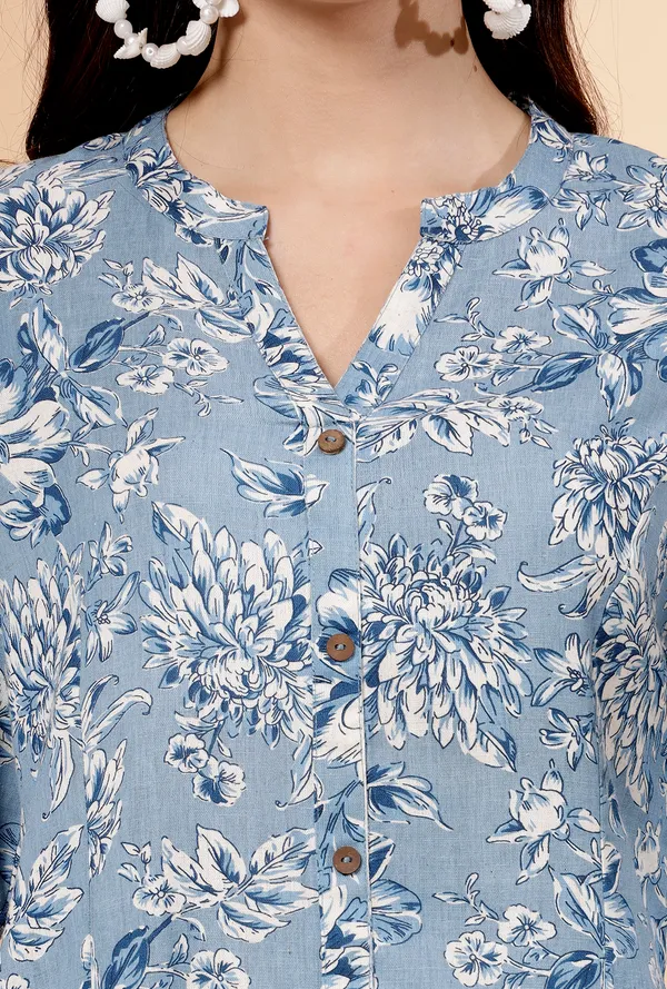 Blue_Cotton_Floral_Print_A-Line_Regular_Kurta_for_Women