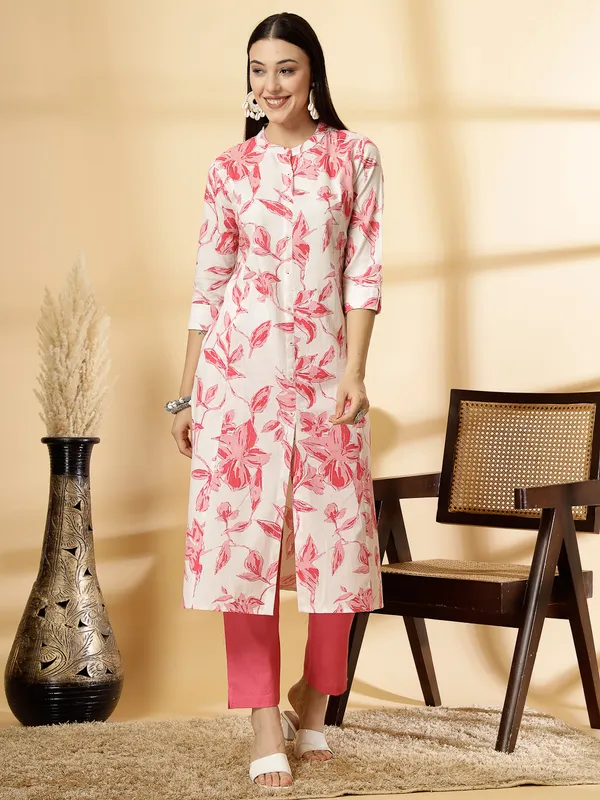 Pink_Cotton_Floral_Print_A-Line_Regular_Kurta_for_Women