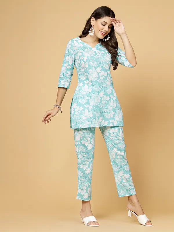 Sky_Blue_Cotton_Printed_Night_Suit_Top_And_Pajama_Set