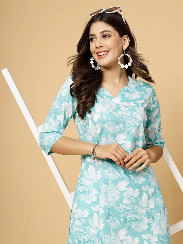 Sky_Blue_Cotton_Printed_Night_Suit_Top_And_Pajama_Set