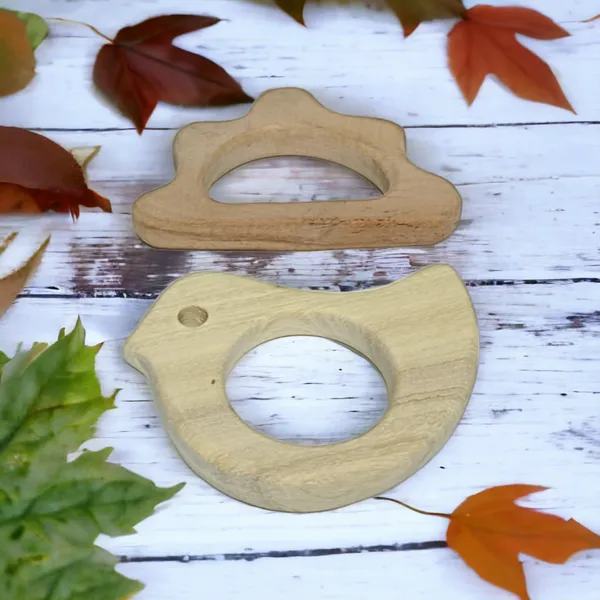 Pack_of_2_Neem_Wooden_Baby_Teethers_-_Dove,_Cloud_Shapes