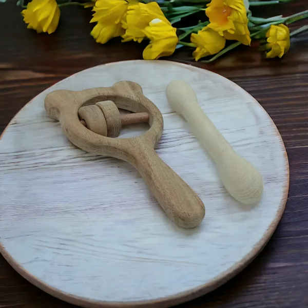 Neem_Wooden_Rattle_&_Teether_of_Shapes_-_Mickey_Head_&_Dumb_Bell