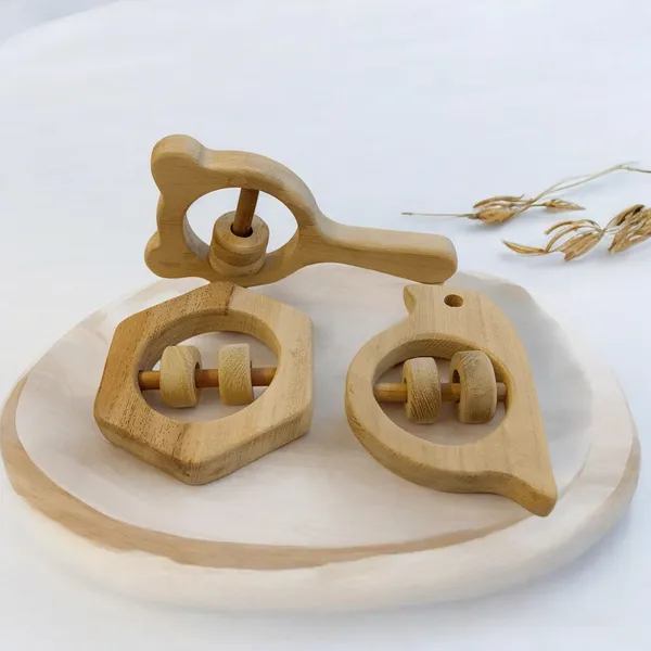 Sensory_Developing_Rattles_-_Sparrow,_Mickey_Head_&_Hexagon_Shaped_-_Sourced_From_Best_Quality_Neem_Wood