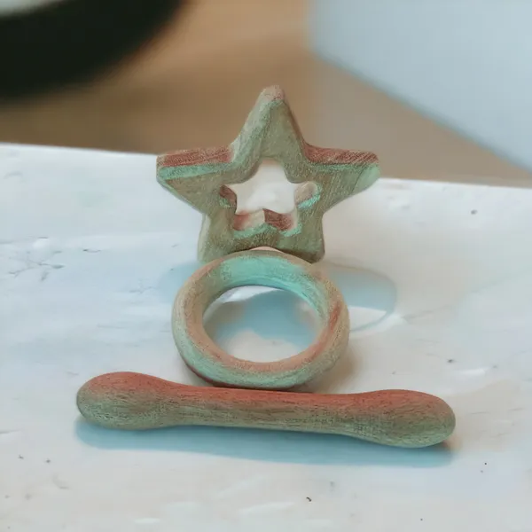 Organic_Neem_Wooden_Teething_Toys_of_Shapes_Star,_Dumbbell_and_Ring