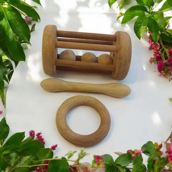 Combo_of_Neem_Wooden_Tumbler_Rattle_&_Teethers_of_Shapes_-_Dumbbell_&_Ring
