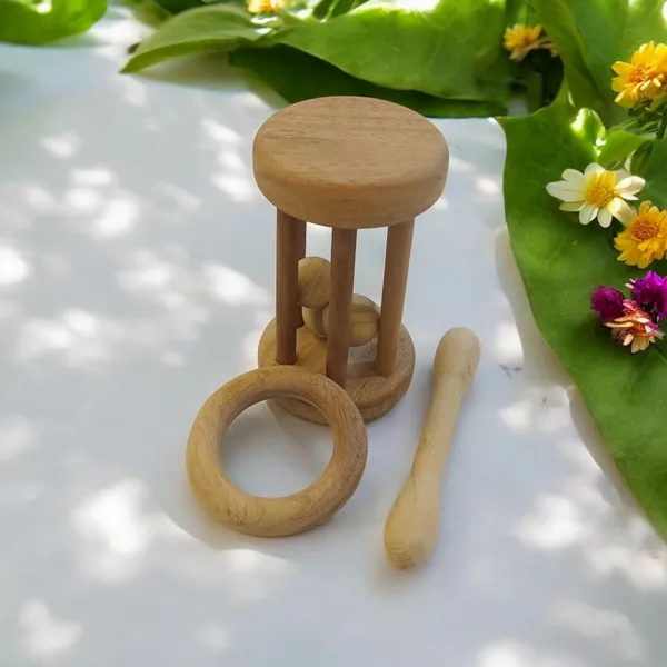 Combo_of_Neem_Wooden_Tumbler_Rattle_&_Teethers_of_Shapes_-_Dumbbell_&_Ring