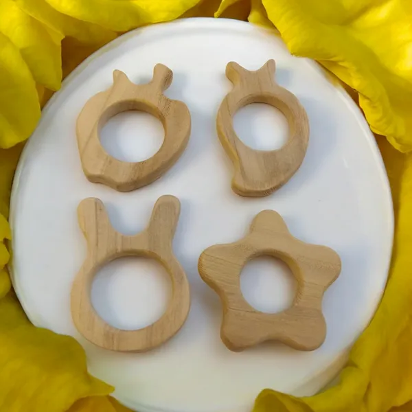 100%_Pure_Neem_Wooden_Teethers_For_Babies_Of_Age_0_To_3_Years_|_Apple,_Mango,_Flower_&_Bunny_Shapes