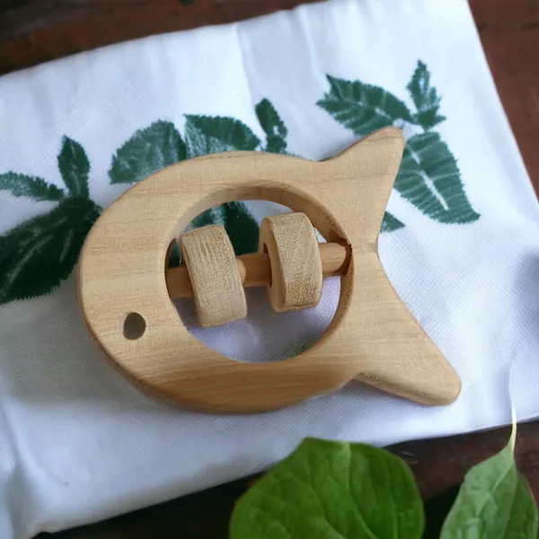 Set_of_2_Chemical_Free_Natural_Neem_Wooden_Rattles_of_Shapes_-Dove_&_Fish