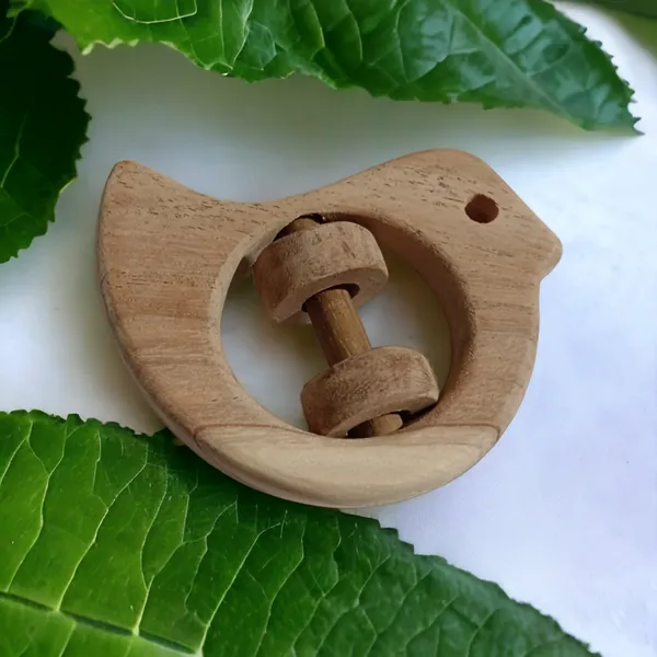 Set_of_2_Chemical_Free_Natural_Neem_Wooden_Rattles_of_Shapes_-Dove_&_Fish
