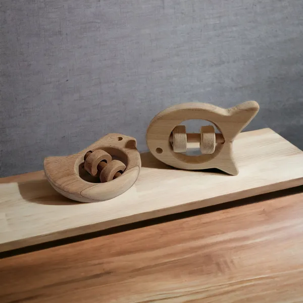 Set_of_2_Chemical_Free_Natural_Neem_Wooden_Rattles_of_Shapes_-Dove_&_Fish