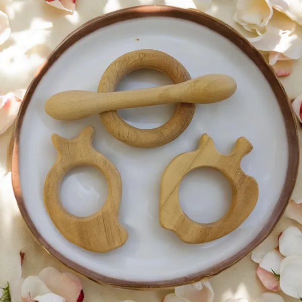Baby_Neem_Wooden_Teethers_-_Apple,_Mango,_Dumbbell_&_Ring