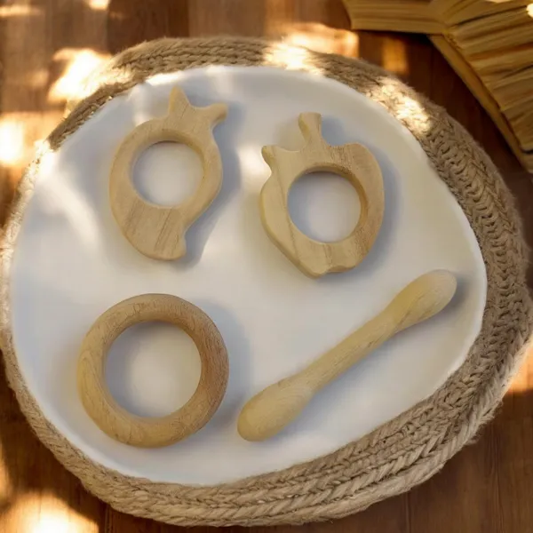Baby_Neem_Wooden_Teethers_-_Apple,_Mango,_Dumbbell_&_Ring