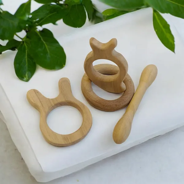 Delicious_Teethers_-_Dumbbell,_Ring,_Bunny_&_Mango_Shapes_-_From_Premium_Neem_Wood