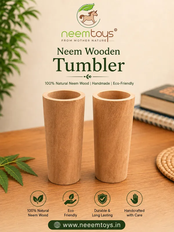 Set_of_2_Neem_Wooden_Tumblers_for_Water_&_Juices_–_13_cm_Height,_180_ml_|_Made_from_Natural_Neem_Wood_|_Anti-Bacterial_|_Handmade_|_Brown