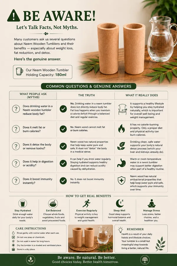 Set_of_2_Neem_Wooden_Tumblers_for_Water_&_Juices_–_13_cm_Height,_180_ml_|_Made_from_Natural_Neem_Wood_|_Anti-Bacterial_|_Handmade_|_Brown