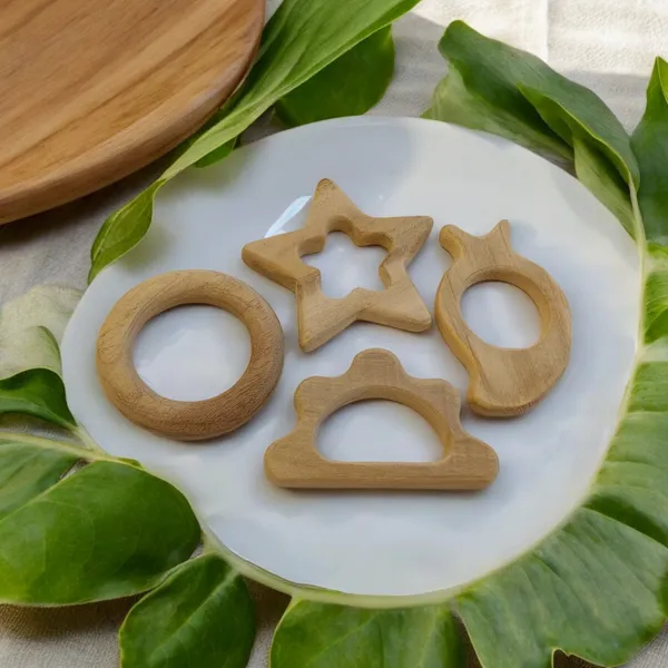 Gum_Strengthening_Neem_Wooden__Baby_Teethers_-_Star,_Cloud,_Ring_&_Mango_Shapes