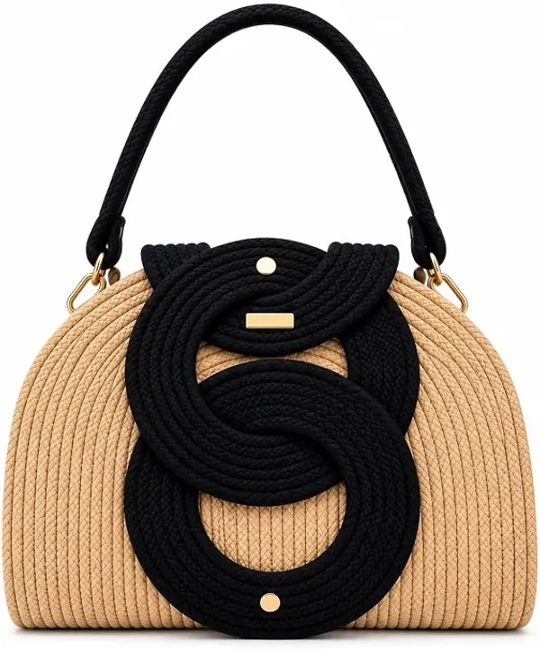 Cotton_Rope_Handmade_Cotton_rope__ring_design_bag___Rope_Crossbody_-_Bho_Summer_Pures_Handmade_Claret_Woven_Straw_Bag:_Boho_Wooden_Handle_Purse