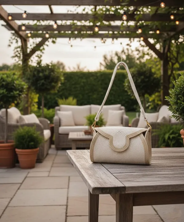Cotton_rope_boho_fancy_handbag_stlish_handmade_.Handmade_cotton_cored_corssbody_Bags_small_purse_with_gold_chain_strap_and_strap_and_clasp,_Elegant_shoulder_bag,