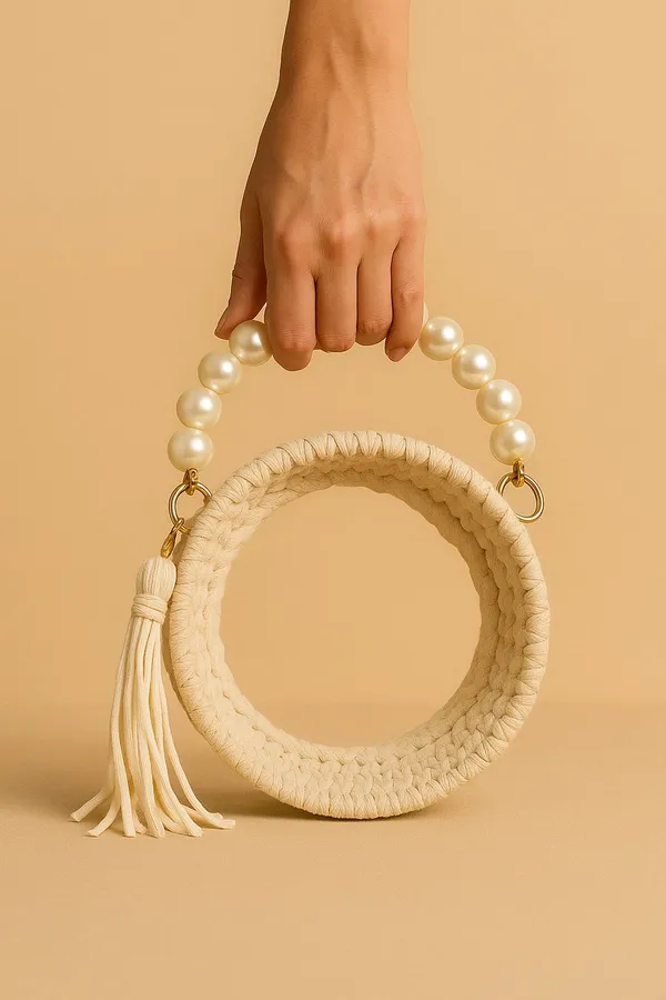 Women_CUTE_FANCY_Bucket_Bag_Casual_Woven_Beach_Handbag_Handmade_Small_Dry_grass/Natural_Cane/Chic_Dry_Grass_bag/handbag_from_Manipur/carry_tote_bag_Sling_Bags_White-Crtoon