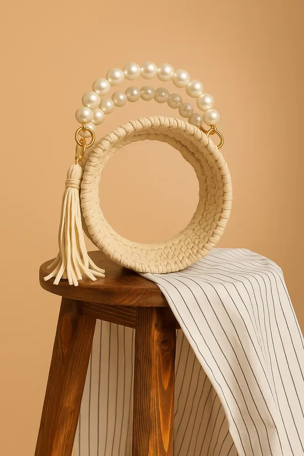 Women_CUTE_FANCY_Bucket_Bag_Casual_Woven_Beach_Handbag_Handmade_Small_Dry_grass/Natural_Cane/Chic_Dry_Grass_bag/handbag_from_Manipur/carry_tote_bag_Sling_Bags_White-Crtoon