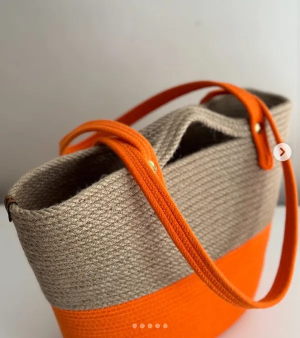 Women_CUTE_FANCY_Bucket_Bag_Casual_Woven_Beach_Handbag_Handmade_Small_Dry_grass/Natural_Cane/Chic_Dry_Grass_bag/handbag_from_Manipur/carry_tote_bag_Sling_Bags_White-Crtoon