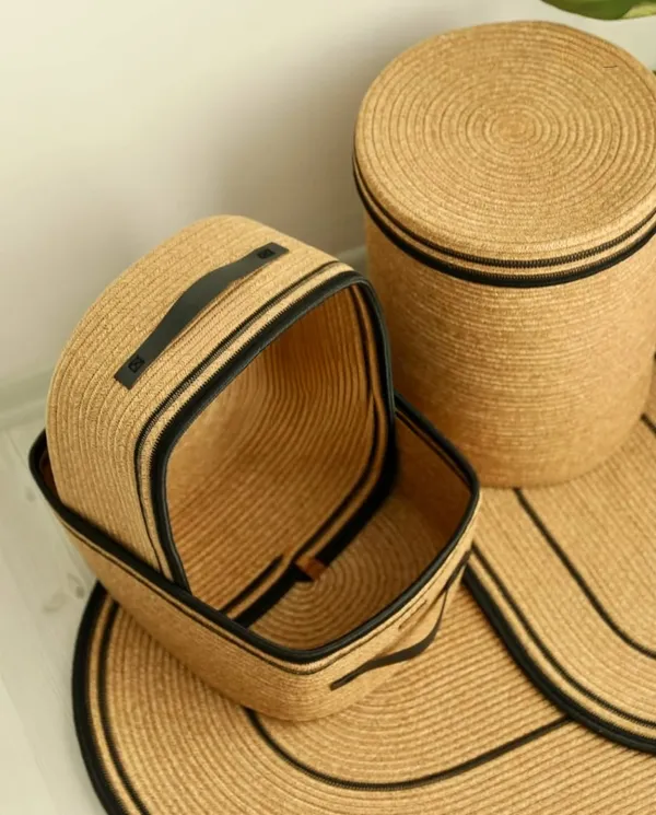 Handmade_Jute_Bathroom_Set:_Woven_Bath_Mat,_Laundry_Basket_&_Storage_Bins