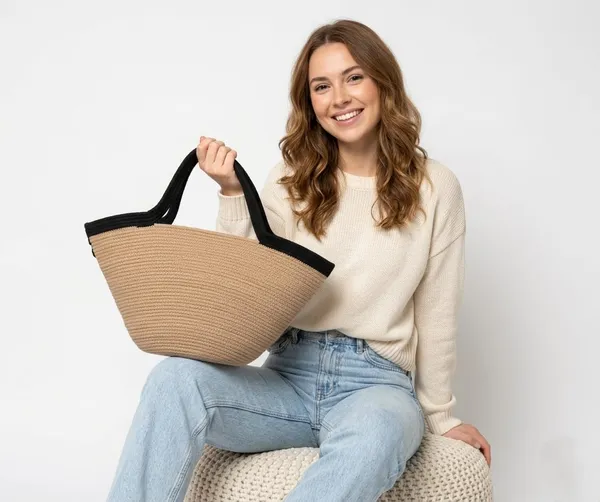 Cotton_Rope_Handmade_Cotton_rope_bag___Rope_Crossbody_-_Bho_Summer_Pures_Handmade_Claret_Woven_Straw_Bag:_Boho_Wooden_Handle_Pures_BLACK_BIEGE