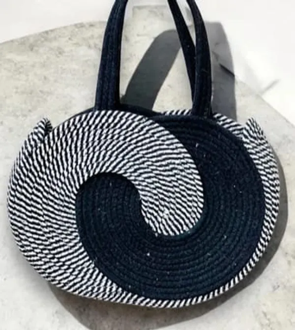 Cotton_Rope_Handmade_Cotton_rope__ring_design_bag___Rope_Crossbody_-_Bho_Summer_Pures_Handmade_Claret_Woven_Straw_Bag:_Boho_Wooden_Handle_Purse