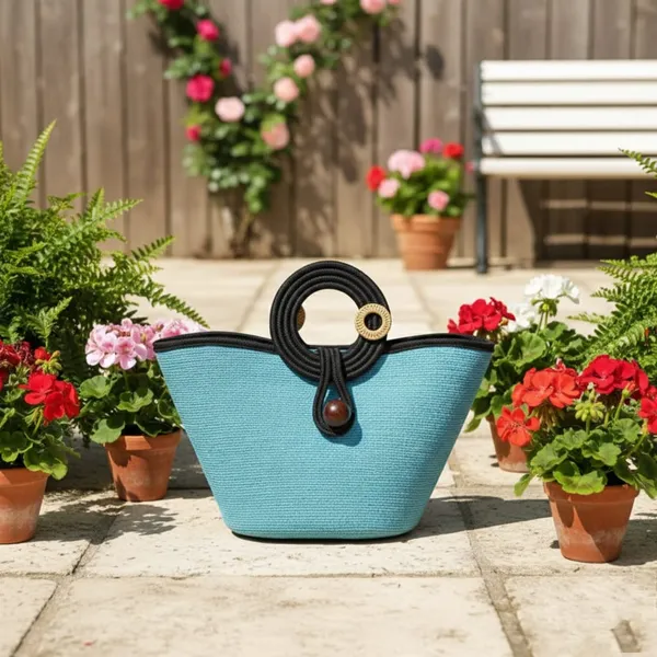 Cotton_rope_boho_fancy_handbag_stlish_handmade_.Handmade_cotton_cored_corssbody_Bags_small_purse_with_gold_chain_strap_and_strap_and_clasp,_Elegant_shoulder_bag,