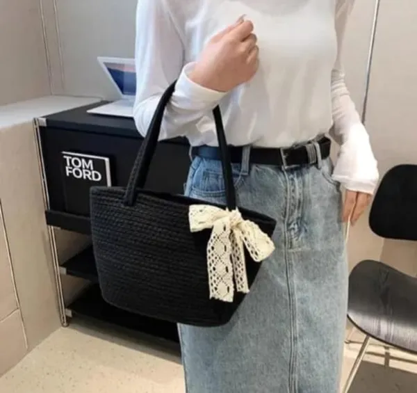 Women_CUTE_FANCY_Bucket_Bag_Casual_Woven_Beach_Handbag_Handmade_Small_Dry_grass/Natural_Cane/Chic_Dry_Grass_bag/handbag_from_Manipur/carry_tote_bag_Sling_Bags_White-Crtoon