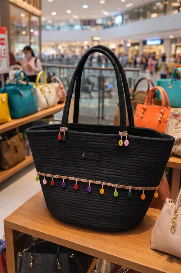 Cotton_Rope_Handmade_Cotton_rope_bag___Rope_Crossbody_-_Bho_Summer_Pures_Handmade_Claret_Woven_Straw_Bag:_Boho_Wooden_Handle_Pures_COLER_BLACK