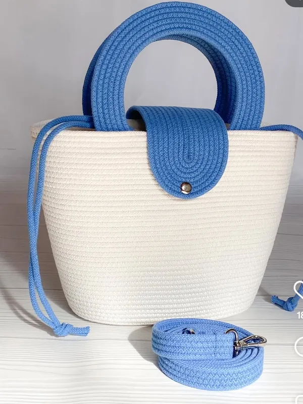 Cotton_Rope_Handmade_Cotton_rope__ring_design_bag___Rope_Crossbody_-_Bho_Summer_Pures_Handmade_Claret_Woven_Straw_Bag:_Boho_Wooden_Handle_Purse