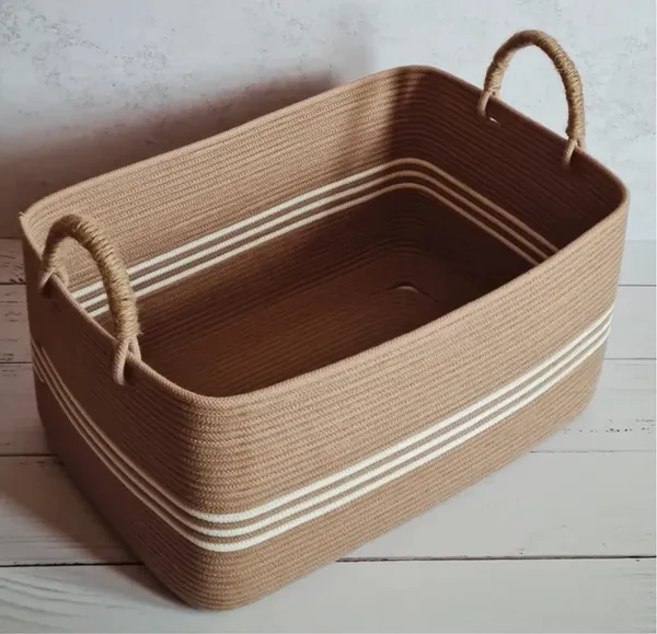 Rustic_Stripes_Storage_Basket