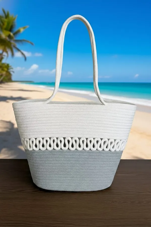 White-Grey_Jute_&_Cotton_Bag_-_Bantrick_Chic_Handbag