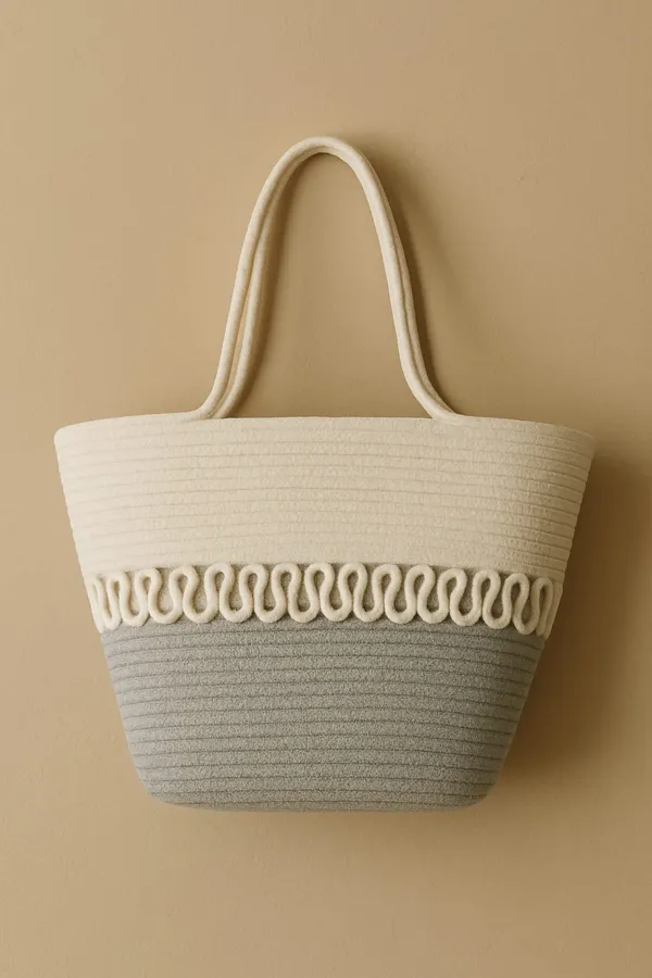 White-Grey_Jute_&_Cotton_Bag_-_Bantrick_Chic_Handbag