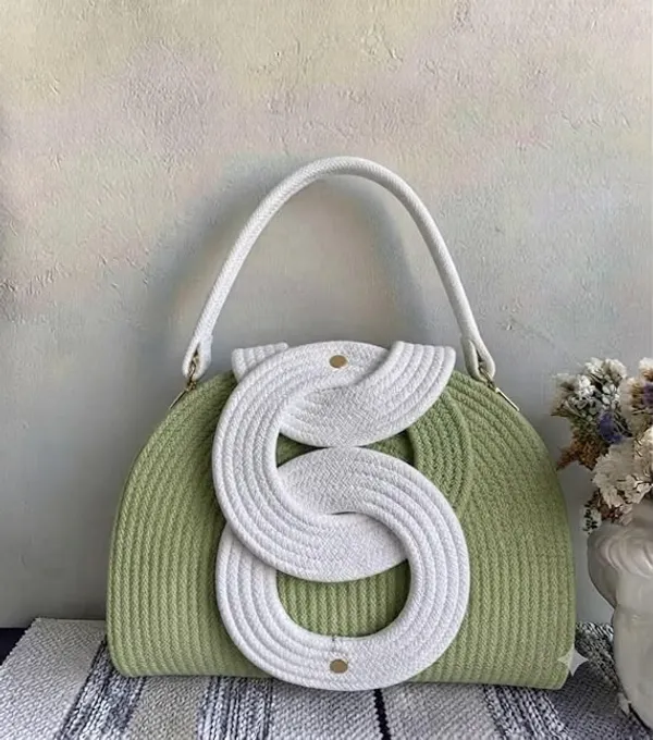Cotton_Rope_Handmade_Cotton_rope__ring_design_bag___Rope_Crossbody_-_Bho_Summer_Pures_Handmade_Claret_Woven_Straw_Bag:_Boho_Wooden_Handle_Purse