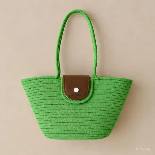 Women_CUTE_FANCY_Bucket_Bag_Casual_Woven_Beach_Handbag_Handmade_Small_Dry_grass/Natural_Cane/Chic_Dry_Grass_bag/handbag_from_Manipur/carry_tote_bag_Sling_Bags_White-Crtoon