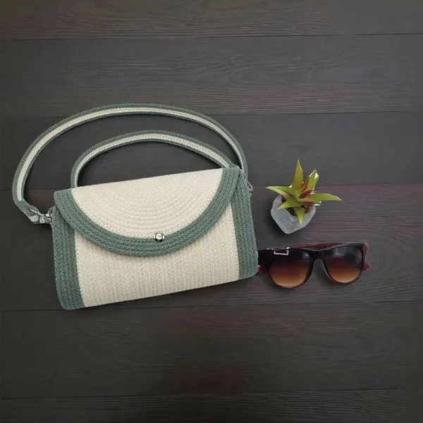 Handmade_cotton_cored_corssbody_Bags_small_purse_with_gold_chain_strap_and_strap_and_clasp,_Elegant_shoulder_bag,