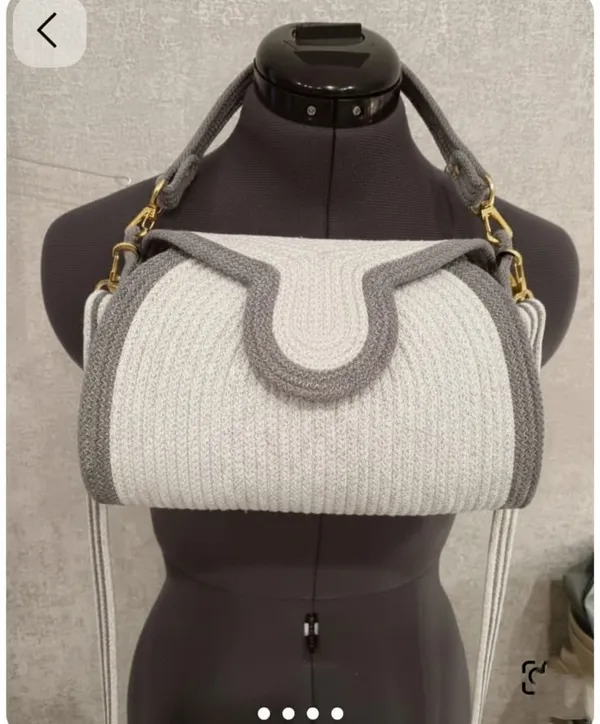 Cotton_rope_boho_fancy_handbag_stlish_handmade_.Handmade_cotton_cored_corssbody_Bags_small_purse_with_gold_chain_strap_and_strap_and_clasp,_Elegant_shoulder_bag,