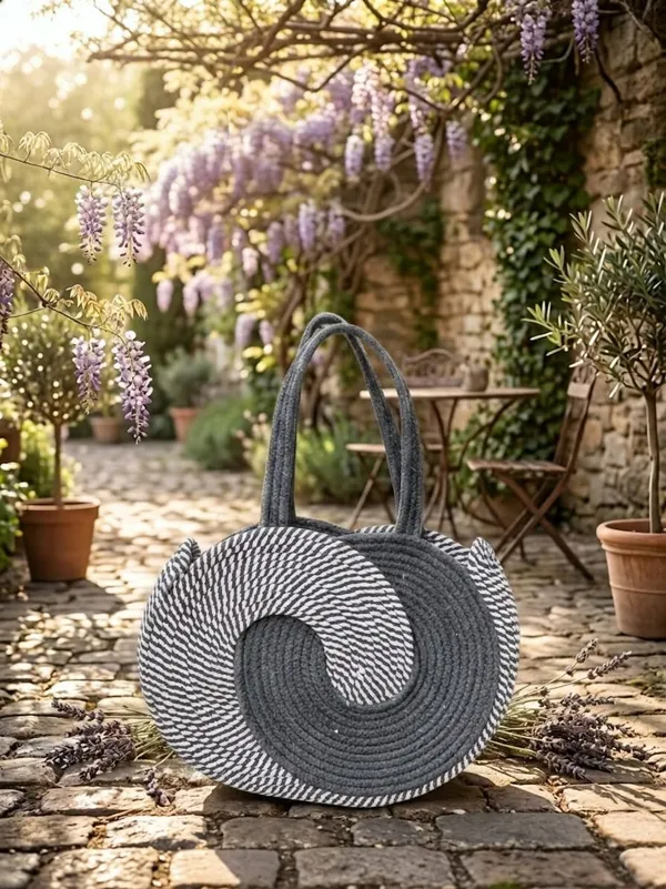 Cotton_Rope_Handmade_Cotton_rope__ring_design_bag___Rope_Crossbody_-_Bho_Summer_Pures_Handmade_Claret_Woven_Straw_Bag:_Boho_Wooden_Handle_Purse