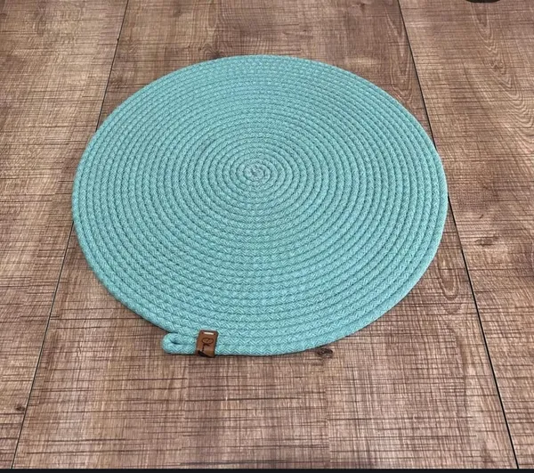 Cotton_Rope/_Jute_/Small_Dry_grass/Natural_Cane/Chic_Dry_Grass_Bag/Cotton_Rope_Woven_Boho_Farmhouse_Table_Mats_For_Dininig_Table_For-6,Kitchen_Décor,_Washable_And_Handmade_Rustic_Table_Acessories_And_1_Bowl_Light_Green