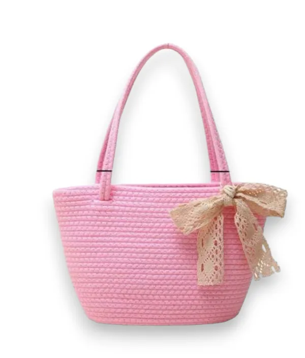 Sustainable_Satchels_Jute_&_Cotton_Women_Bag__pink_plaine