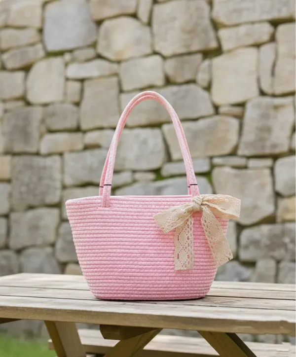 Sustainable_Satchels_Jute_&_Cotton_Women_Bag__pink_plaine