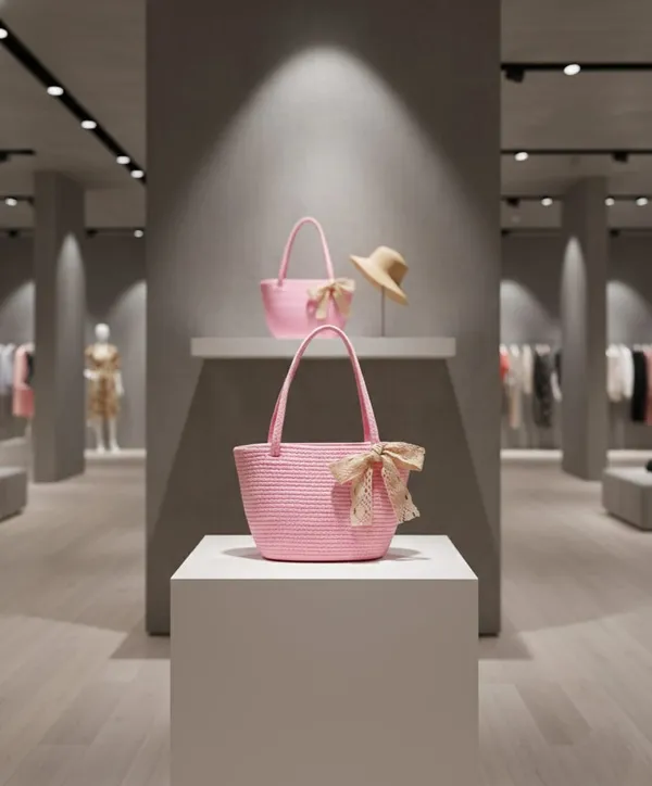 Sustainable_Satchels_Jute_&_Cotton_Women_Bag__pink_plaine