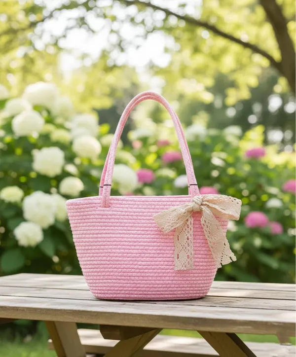 Sustainable_Satchels_Jute_&_Cotton_Women_Bag__pink_plaine