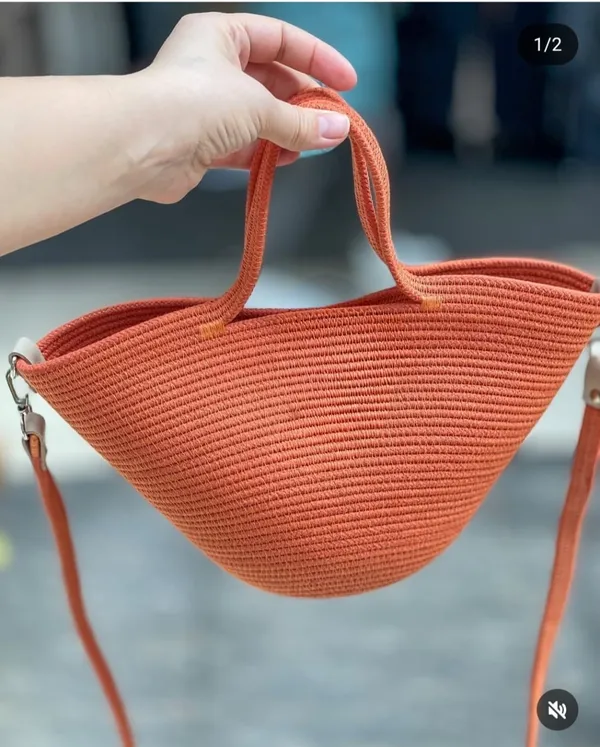 Cotton_Rope/_Jute_/Small_Dry_grass/Natural_Cane/Chic_Dry_Grass_Bag/Cotton_Rope_Woven_Bag_For_Women_Vibrant_Cotton_Rope_Handbag_Chic_Large_Tote_For_Women,Stylish_Carryall_&_Shoulder_range_Bag
