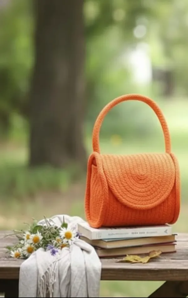 Cotton_rope_boho_fancy_handbag_stlish_handmade_.Handmade_cotton_cored_corssbody_Bags_small_purse_with_gold_chain_strap_and_strap_and_clasp,_Elegant_shoulder_bag,